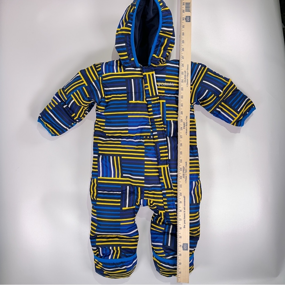 Columbia Baby Duck Down Snow Suit Hooded 12 18 Months - Picture 11 of 12